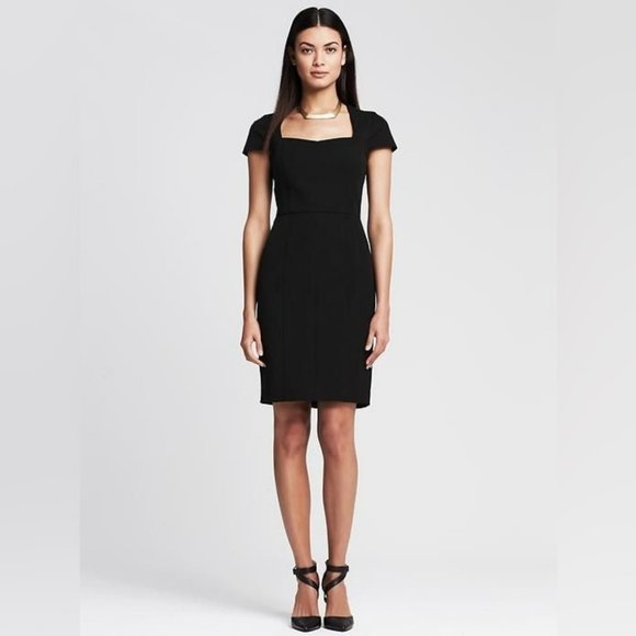Banana Republic Black Midi Dress - Picture 3 of 15